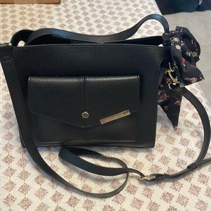 Steve Madden black crossbody purse